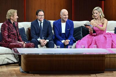 Thomas Gottschalk, Michael Bully Herbig, Christoph Maria Herbst und Michelle Hunziker in der ZDF-Unterhaltungsshow Wette-stock-photo