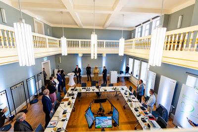 28.04.2025, GER, News / Politik, Ausw?rtige Kabinettsitzung in Gotha im Vorfeld des Th?ringentages-stock-foto