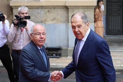 Meeting of Foreign Ministers under the Presidency of Brazil in BRICS.-stock-foto