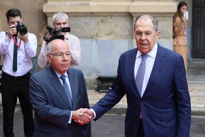 Meeting of Foreign Ministers under the Presidency of Brazil in BRICS.-stock-foto