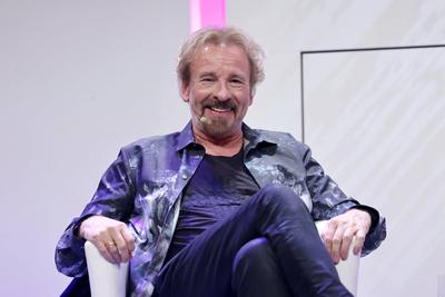 Entertainer Thomas Gottschalk auf der Lit.Cologne SPEZIAL Veranstaltung Ungefiltert mit Thomas Gottschalk in der Flora i-stock-foto