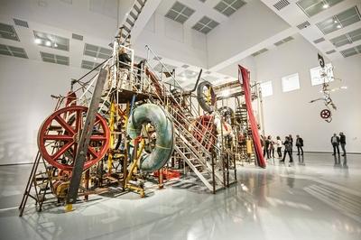 Deutschland Nordrhein Westfalen NRW Kunst Kultur Ausstellungser?ffnung im Museum Kunstpalast D?-stock-foto