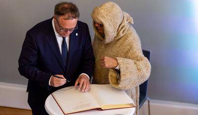 28.04.2025, GER, News / Politik, Ausw?rtige Kabinettsitzung in Gotha im Vorfeld des Th?ringentages-stock-foto