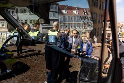 28.04.2025, GER, News / Politik, Ausw?rtige Kabinettsitzung in Gotha im Vorfeld des Th?ringentages-stock-foto