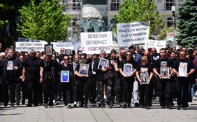 NIGHT CLUB FIRE PROTEST-stock-foto