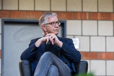 Bornheimer Ortsgespr?ch mit Dietmar BARTSCH - 29.04.2025-stock-foto