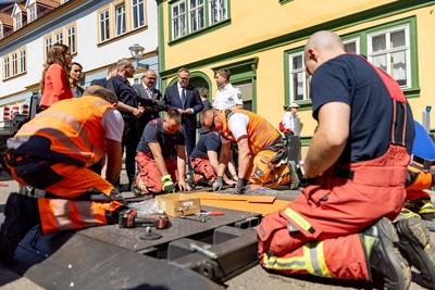 28.04.2025, GER, News / Politik, Ausw?rtige Kabinettsitzung in Gotha im Vorfeld des Th?ringentages-stock-foto