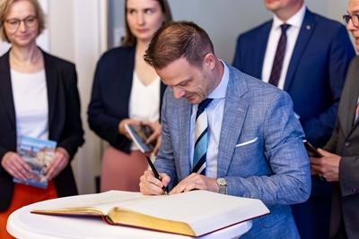 28.04.2025, GER, News / Politik, Ausw?rtige Kabinettsitzung in Gotha im Vorfeld des Th?ringentages-stock-foto