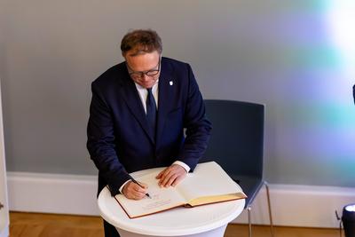 28.04.2025, GER, News / Politik, Ausw?rtige Kabinettsitzung in Gotha im Vorfeld des Th?ringentages-stock-foto
