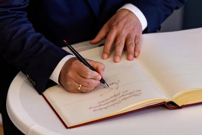 28.04.2025, GER, News / Politik, Ausw?rtige Kabinettsitzung in Gotha im Vorfeld des Th?ringentages-stock-foto