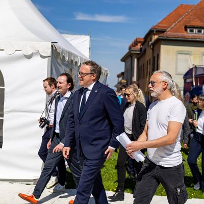 28.04.2025, GER, News / Politik, Ausw?rtige Kabinettsitzung in Gotha im Vorfeld des Th?ringentages-stock-foto