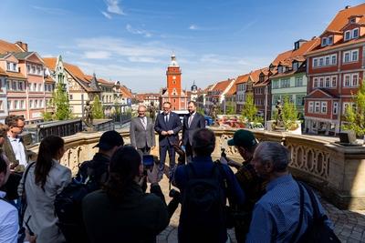 28.04.2025, GER, News / Politik, Ausw?rtige Kabinettsitzung in Gotha im Vorfeld des Th?ringentages-stock-foto