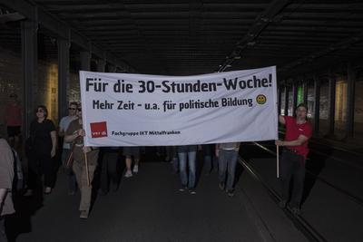 01.05.2025, 1. Mai Demo DGB, N?rnberg: Unter dem Motto Mach dich stark mit uns gingen im Rahmen der DGB (Deutscher Gewer-stock-photo