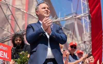 20250501 1. Mai-Kundgebung der SPOe Wien-stock-foto