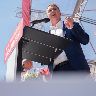 20250501 1. Mai-Kundgebung der SPOe Wien-stock-foto
