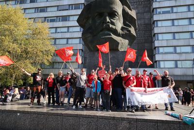 1. Mai Demo-stock-foto