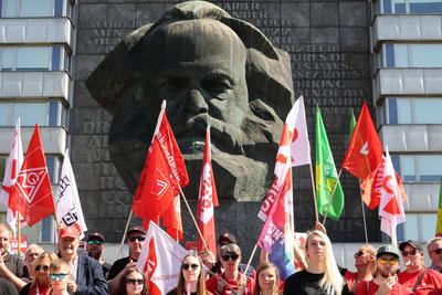 1. Mai Demo-stock-foto