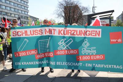 1. Mai Demo-stock-foto
