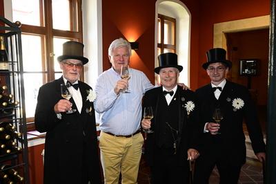 Georg Prinz zur Lippe-Wei?enfeld beim Ros? -Fest - Sommerauftakt auf Schloss Proschwitz. Mei?en OT Proschwitz, 01.05.202-stock-foto
