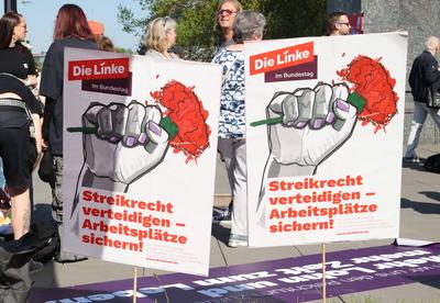 1. Mai Demo-stock-foto