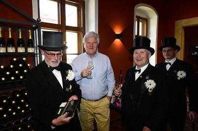 Georg Prinz zur Lippe-Wei?enfeld beim Ros? -Fest - Sommerauftakt auf Schloss Proschwitz. Mei?en OT Proschwitz, 01.05.202-stock-foto