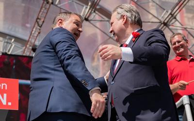 20250501 1. Mai-Kundgebung der SPOe Wien-stock-foto