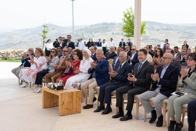Jordan's King Abdullah II inaugurated the second phase of the Royal Botanic Garden-stock-foto