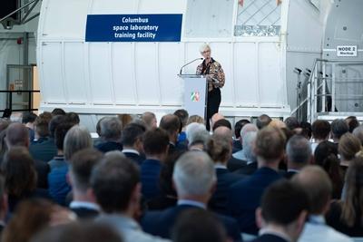 SpaceTech.NRW Raumfahrtkonferenz-stock-photo