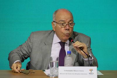 BRICS Foreign Ministers' Meeting under Brazil's presidency.-stock-foto