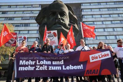 1. Mai Demo-stock-foto