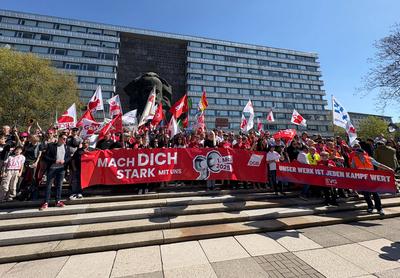 1. Mai Demo-stock-foto