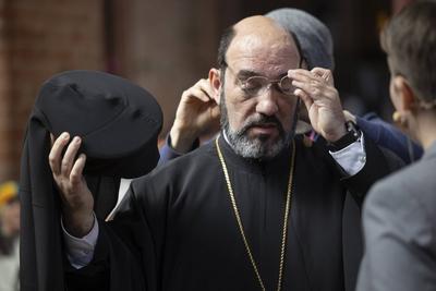 Oekumenischer Gottesdienst beim Evangelischen Kirchentag in Hannover-stock-foto