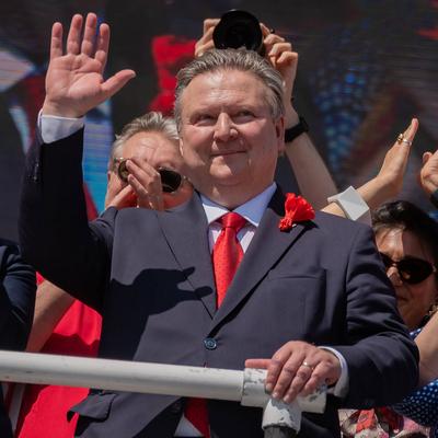 20250501 1. Mai-Kundgebung der SPOe Wien-stock-foto