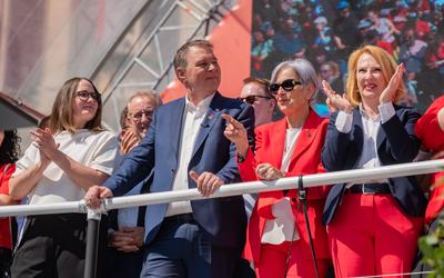 20250501 1. Mai-Kundgebung der SPOe Wien-stock-foto