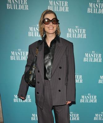 "My Master Builder" play press night, London-stock-photo