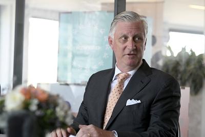 King Philippe Visits Kanzo-stock-foto