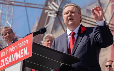 20250501 1. Mai-Kundgebung der SPOe Wien-stock-foto