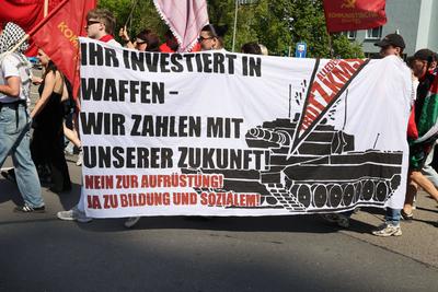 1. Mai Demo-stock-foto