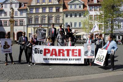 1. Mai in Erfurt-stock-foto
