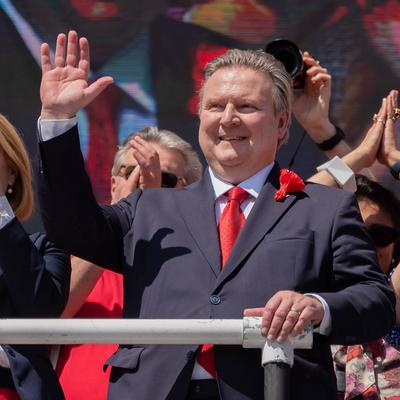 20250501 1. Mai-Kundgebung der SPOe Wien-stock-foto