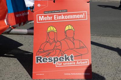 Mai-Demonstration und Kundgebung des DGB 2025, N?rnberg, 01.05.2025-stock-foto