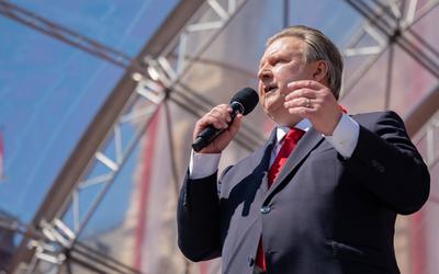 20250501 1. Mai-Kundgebung der SPOe Wien-stock-foto