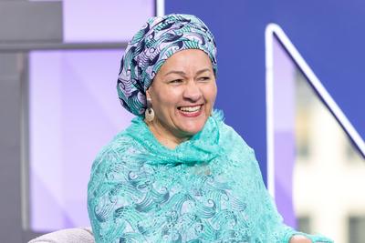 Global Citizen NOW in New York City-stock-photo