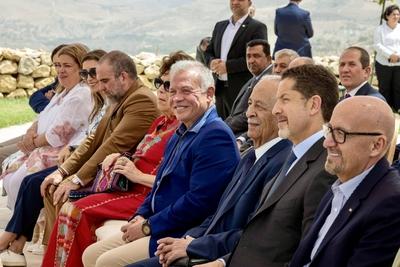 Jordan's King Abdullah II inaugurated the second phase of the Royal Botanic Garden-stock-foto