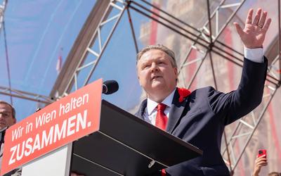 20250501 1. Mai-Kundgebung der SPOe Wien-stock-foto