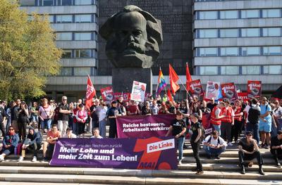 1. Mai Demo-stock-foto