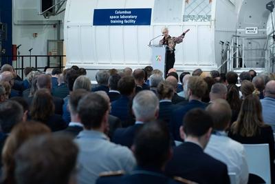 SpaceTech.NRW Raumfahrtkonferenz-stock-photo
