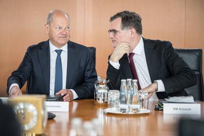 Kabinettsitzung der Bundesregierung-stock-foto