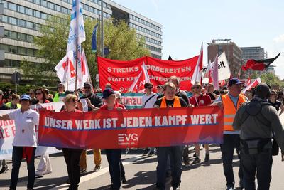 1. Mai Demo-stock-foto