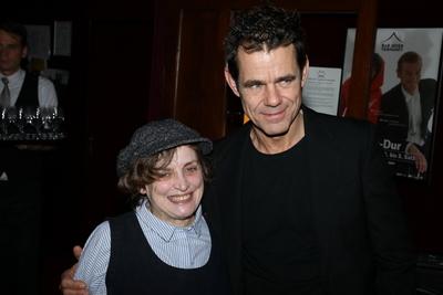127/ Katharina Thalbach, Tom Tykwer, Premiere Frau Luna, Tipi am Kanzleramt, Berlin, 11.01.2018 Berlin Deutschland, Germ-stock-foto